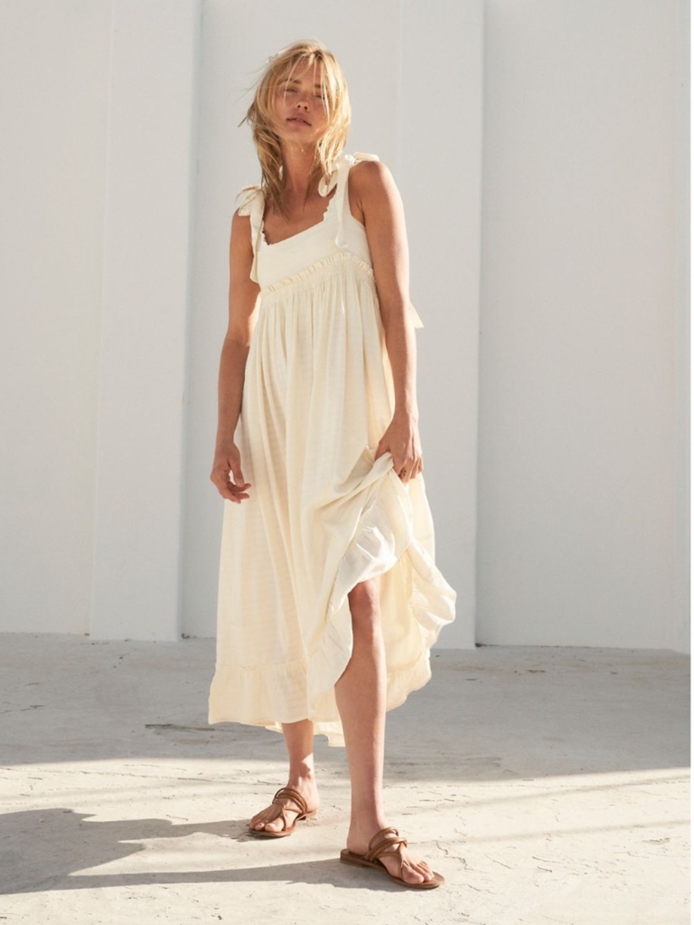 Free People Gretchen Pinafore Convertible Dress